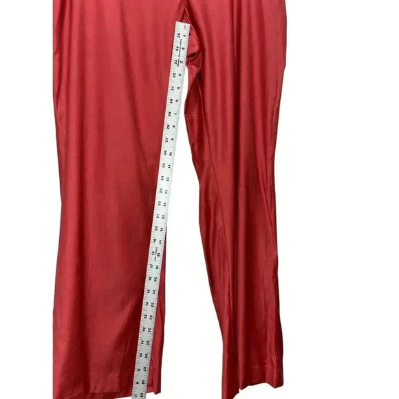 ST. JOHN Annabel Straight Leg Wool Blend Dress Pants Cinnabar Size 16 Trouser - Picture 6 of 9